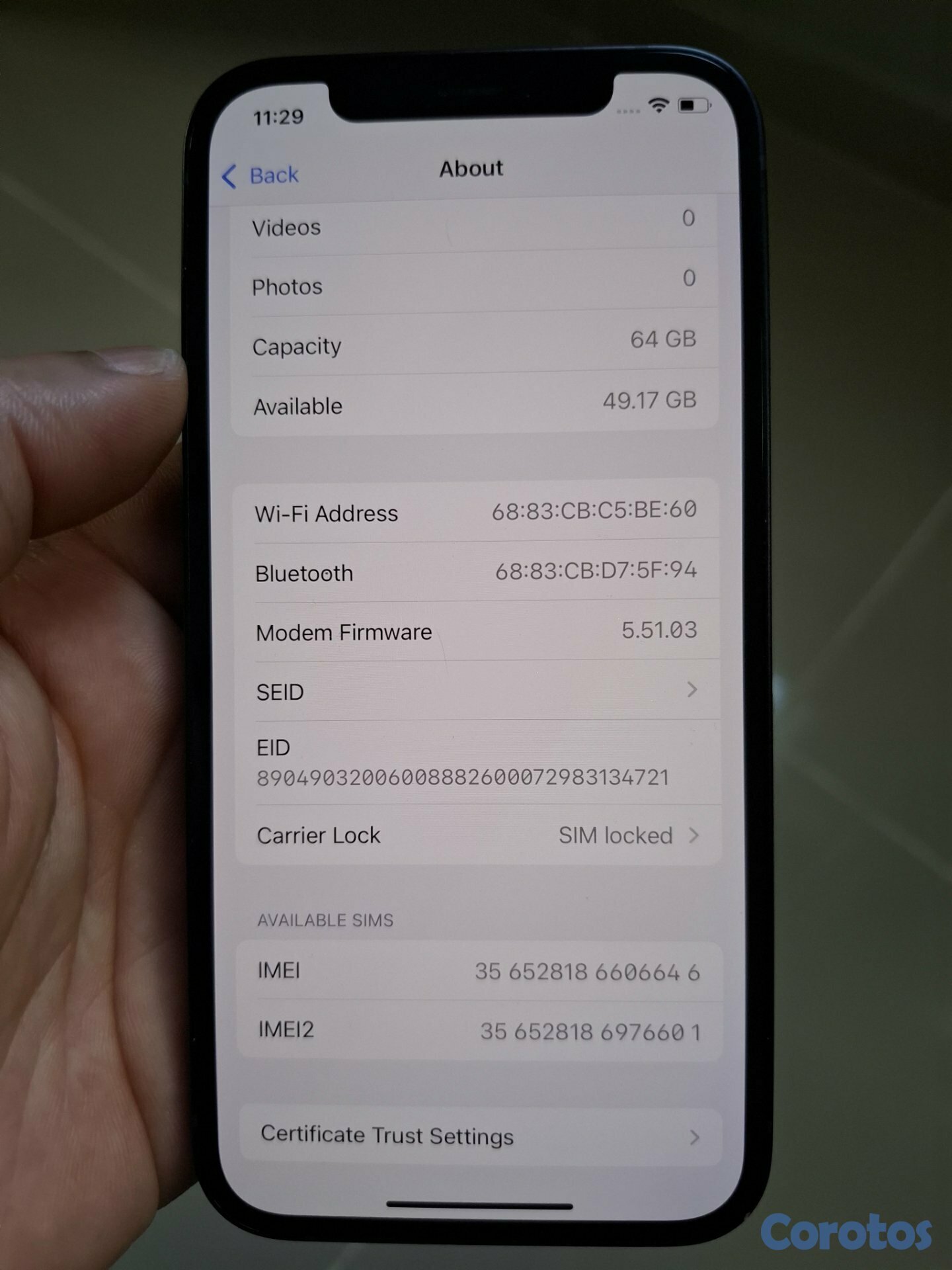 celulares y tabletas - Iphone 12 64GB Bloqueado 10