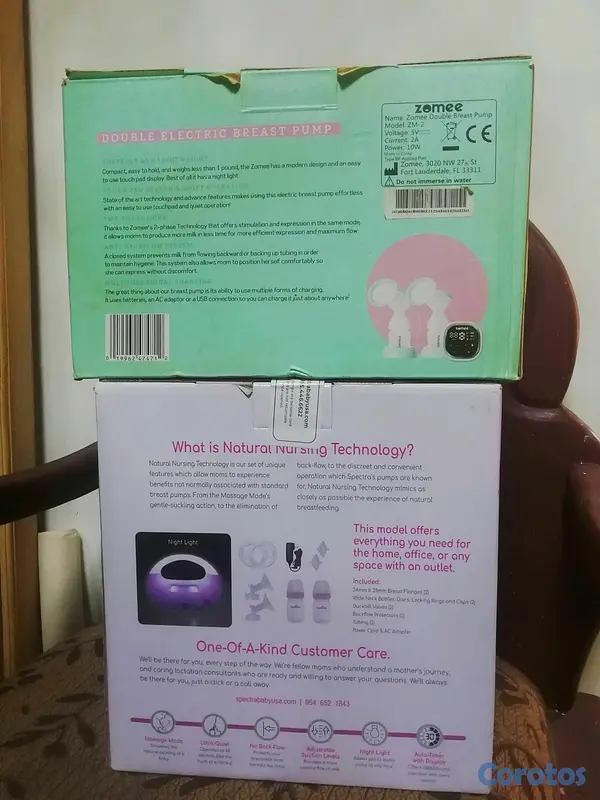 cuidado y nutricion - Venta de extractor de lactancia completo inhalanbrico recargargable  3