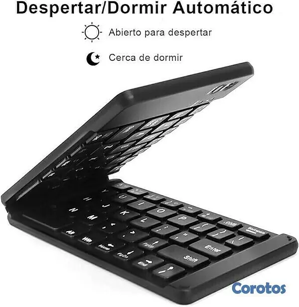 computadoras y laptops - Mini teclado inalambrico plegable Q-815 compatible iOS, Android y Window
 1