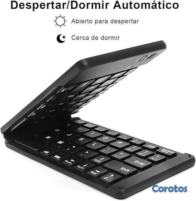 computadoras y laptops - Mini teclado inalambrico plegable Q-815 compatible iOS, Android y Window
 1