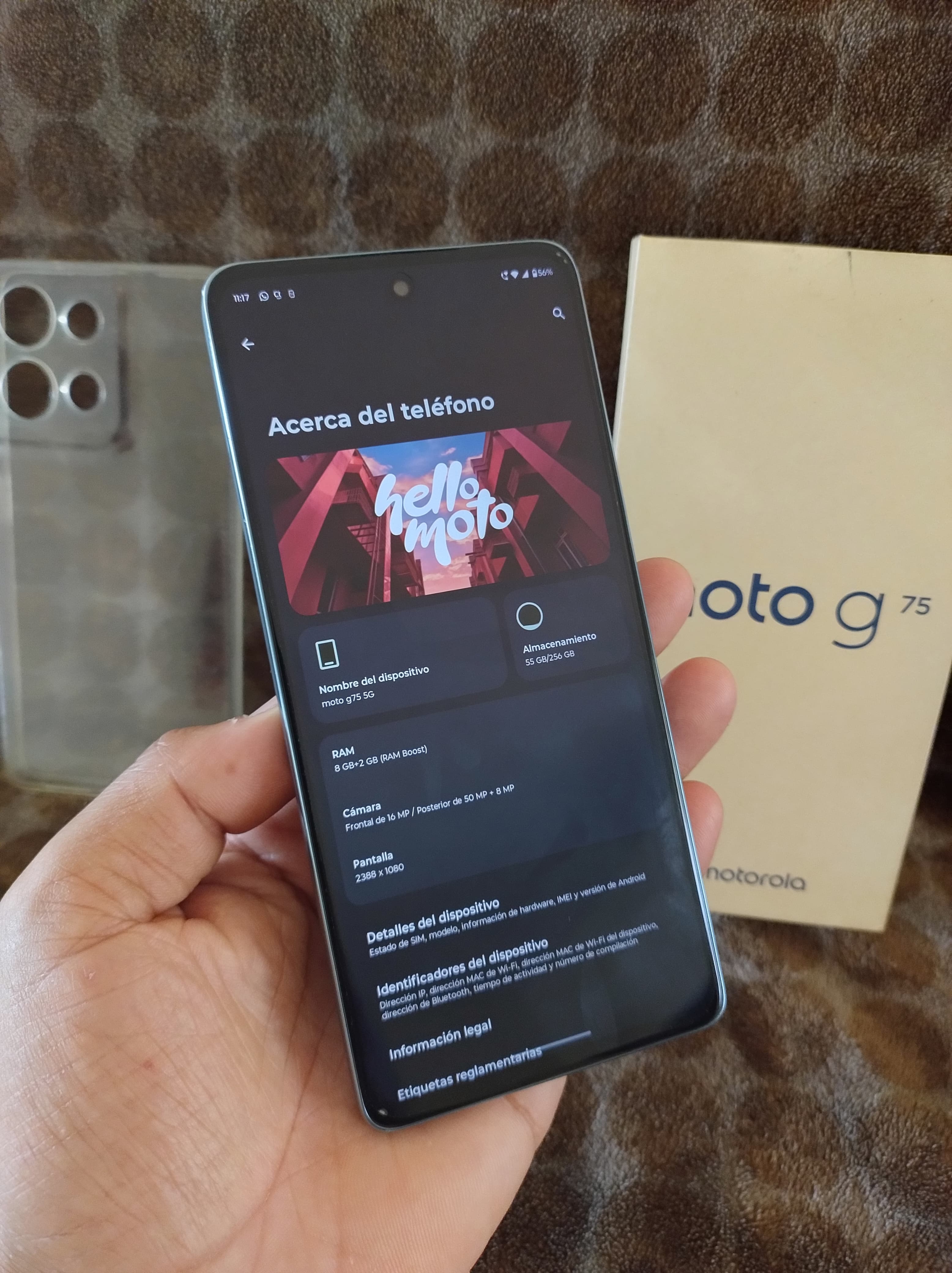 celulares y tabletas - MOTOROLA G75 5G  4