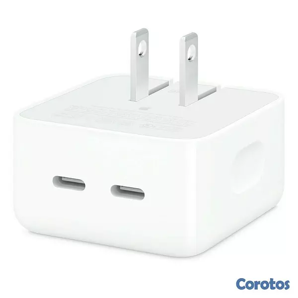 accesorios para electronica - Adaptador de corriente compacto con puerto USB-C doble de 35 W 3