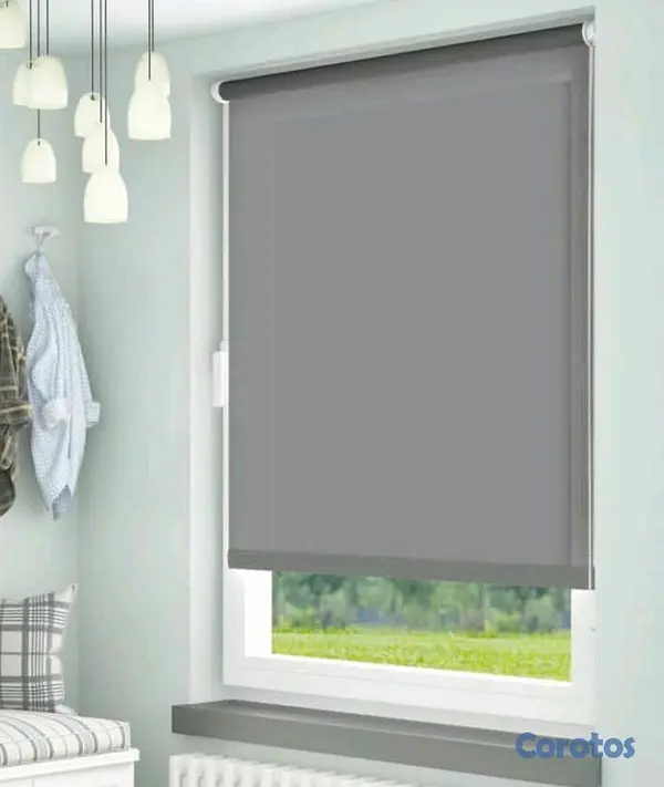 decoración y accesorios - Persiana enrrollable opaca en blackaut disponible en diferente tamaños 
 2