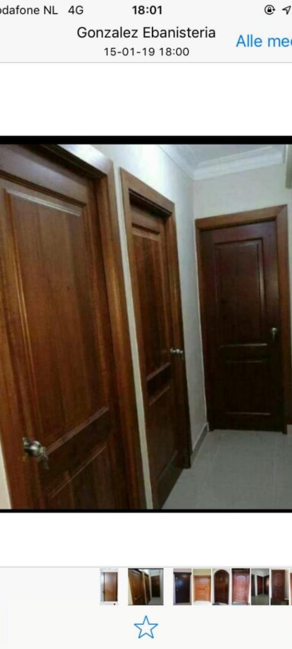 muebles y colchones - Puertas 🚪 para habitación en madera  0