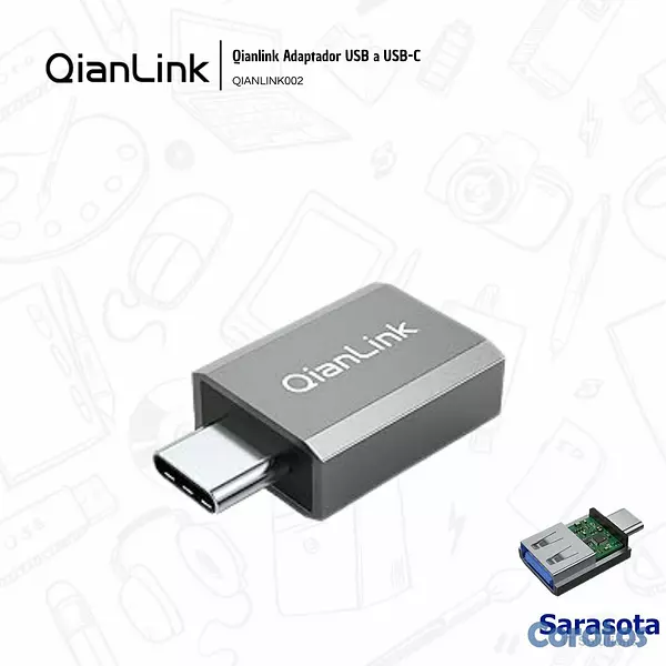 accesorios para electronica - Qianlink Adaptador USB a USB-C 2