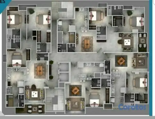 apartamentos - Apartamento en construcciòn 804D Mirador Norte 5