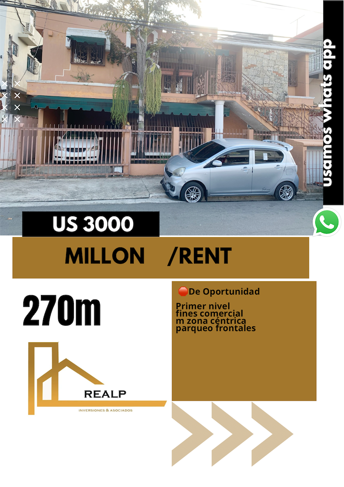 casas - Casa comercial en el millon  0