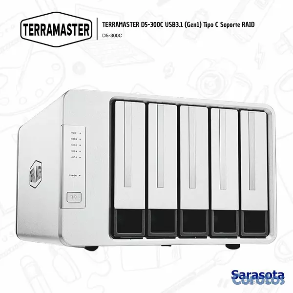 accesorios para electronica - Terramaster Raid Store D5-300C 2