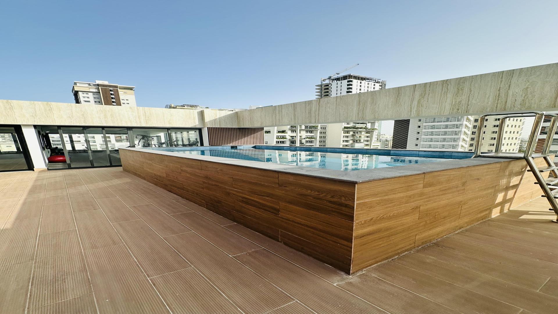 apartamentos - Alquiler de Apartamento de 1 Hab en Piantini 9
