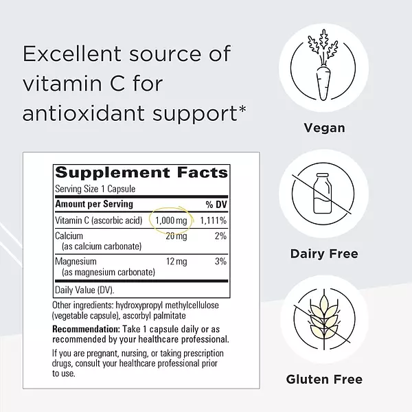 Salud y Equipamiento Médico - Vitamina C 60 Cap Integrative - Un - Unidad A $3448 2
