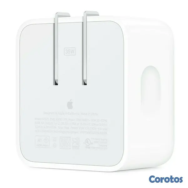 accesorios para electronica - Adaptador de corriente compacto con puerto USB-C doble de 35 W 4