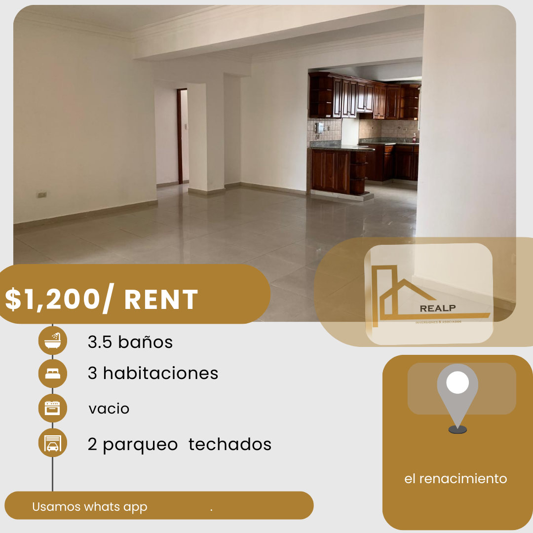 apartamentos - hermoso apartamento en el renacimiento  0