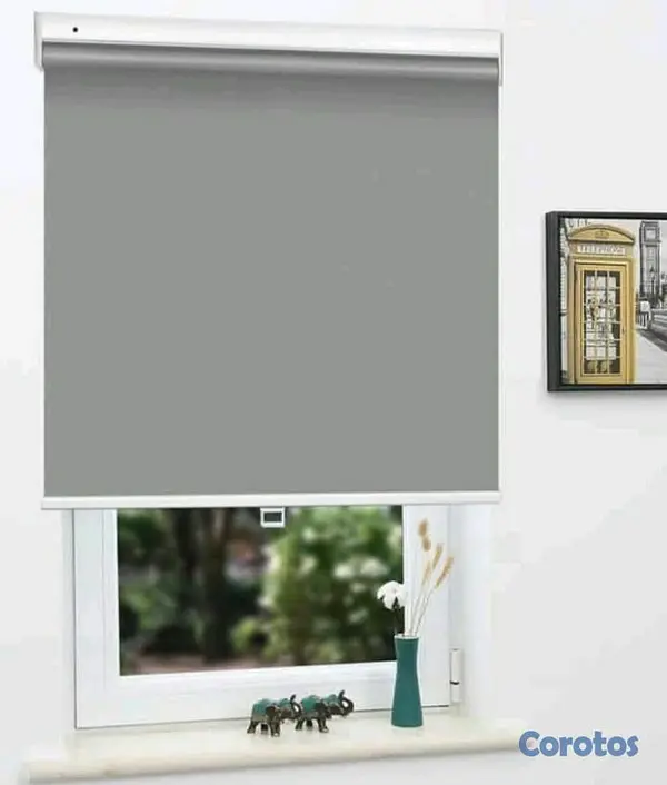 decoración y accesorios - Persiana enrrollable opaca en blackaut disponible en diferente tamaños 
 3
