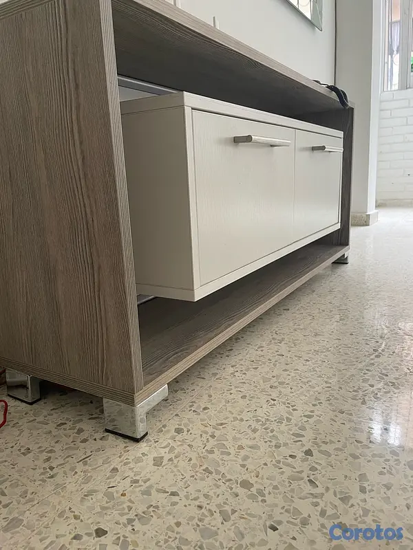 muebles y colchones - MUEBLE PARA TV CON LUCES LED 2