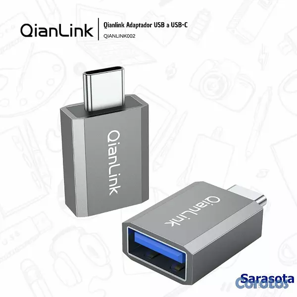 accesorios para electronica - Qianlink Adaptador USB a USB-C 3