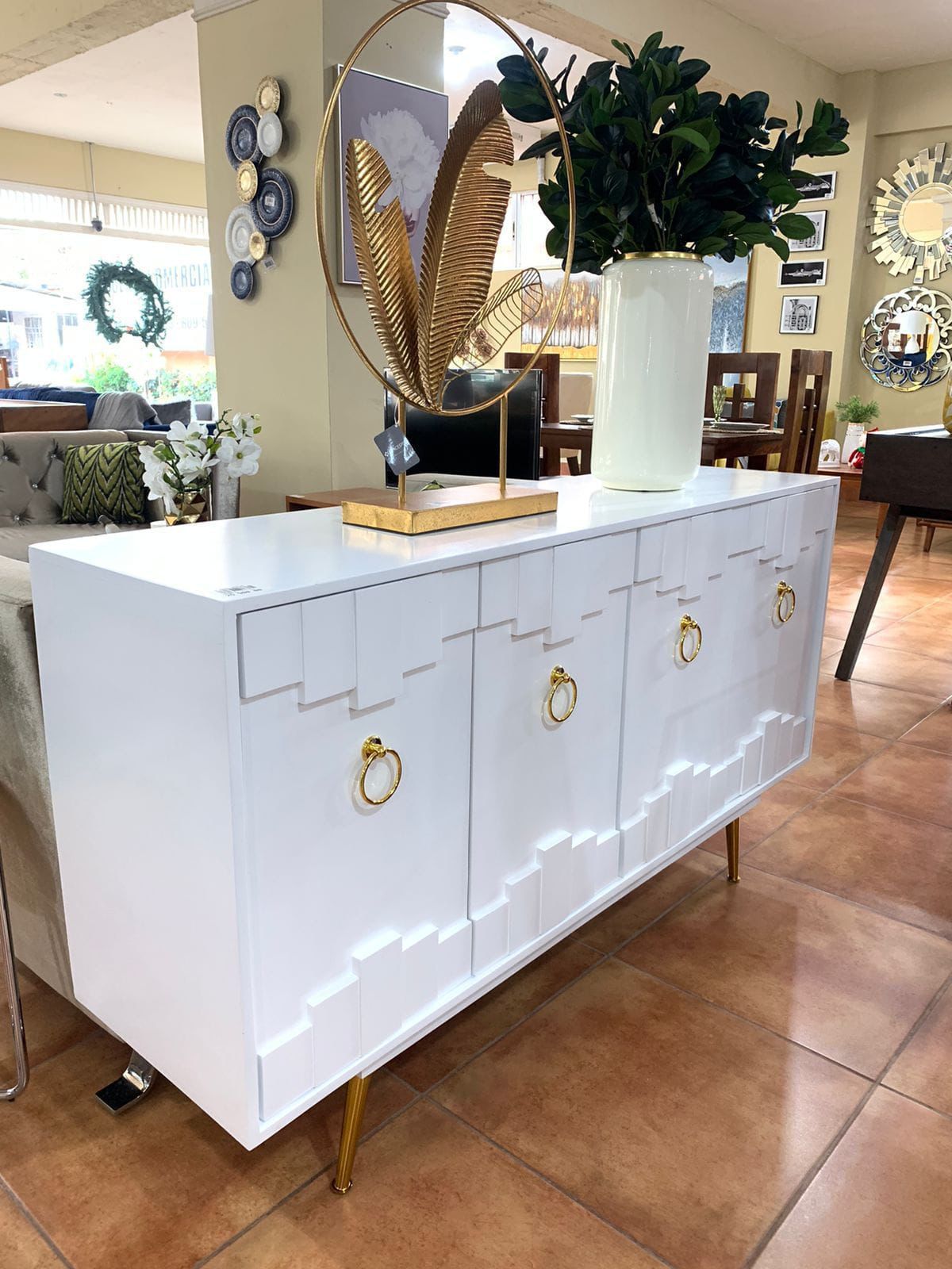 muebles y colchones - Repisa blanca  1