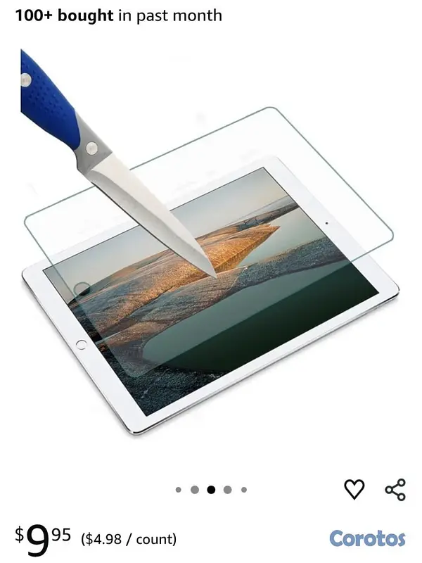 celulares y tabletas - ¡OFERTA! 2 Vidrios Templados para iPad Air/Pro 9.7 5
