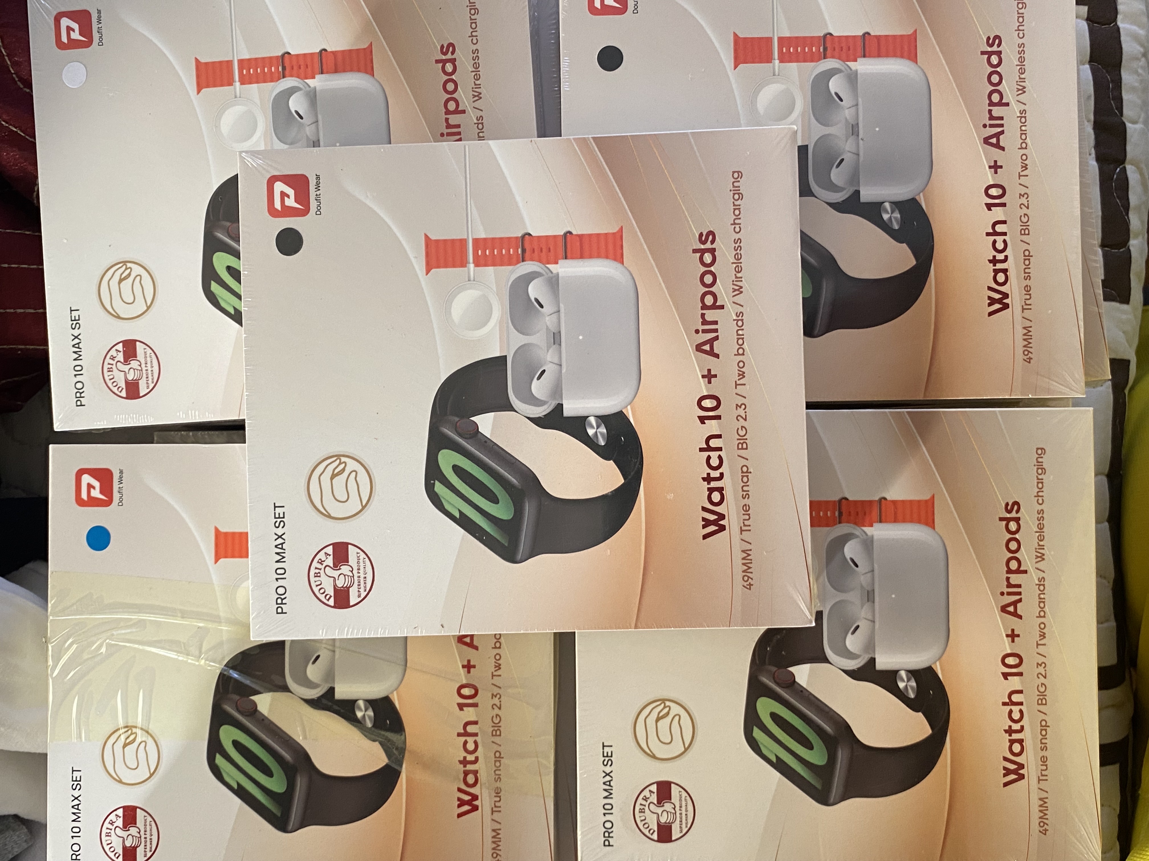 accesorios para electronica - smartwatch series 10, con AirPods Pro incluidos, nuevos 1 mes de garantía  0