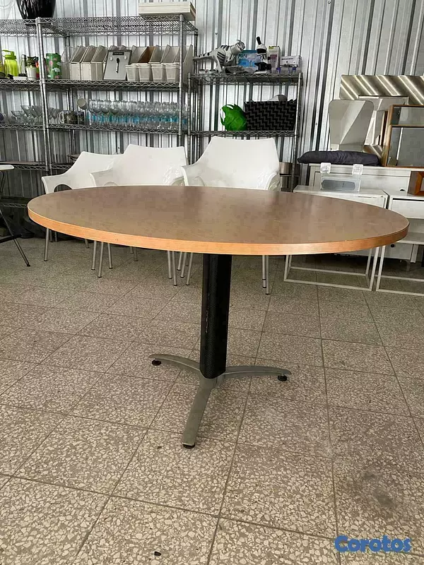 muebles y colchones - mesa redonda de 4-6 personas sin sillas 4