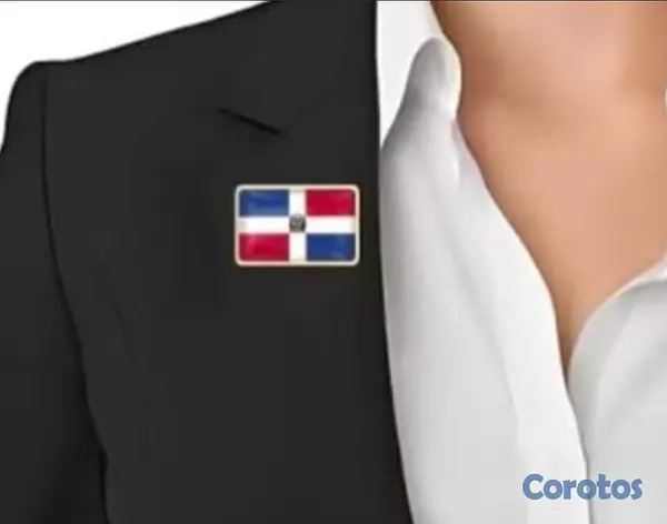 joyas, relojes y accesorios - PINS DE SOLAPA CON LA BANDERA DOMINICANA 1