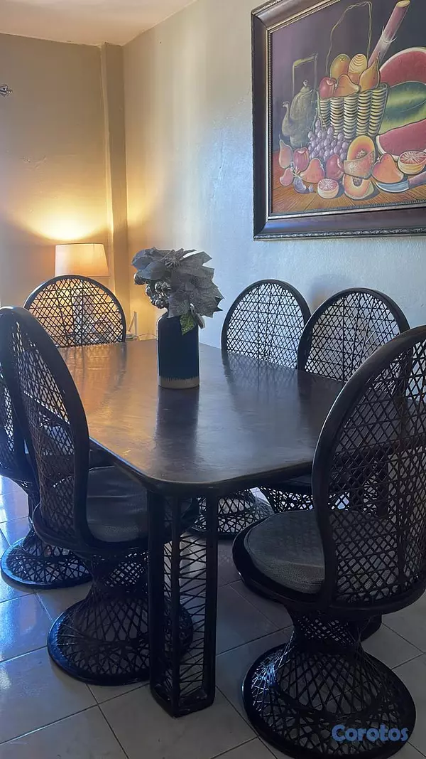 muebles y colchones - Juego de comedor de 6 sillas 4