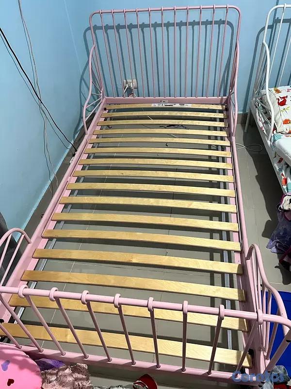 muebles - cama para niños de IKEA color rosa  5