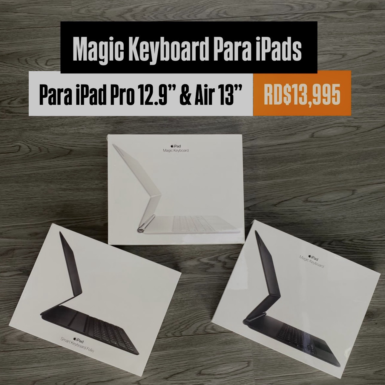 celulares y tabletas - Magic Keyboard iPad Pro 12.9”/11” & Air 13”/11”/10.9” Nuevos Sellados 0