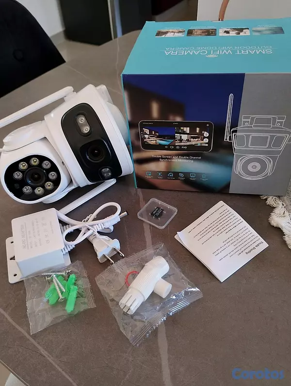 celulares y tabletas - Camara de seguridad wifi doble camara con su memoria de 32gb 3
