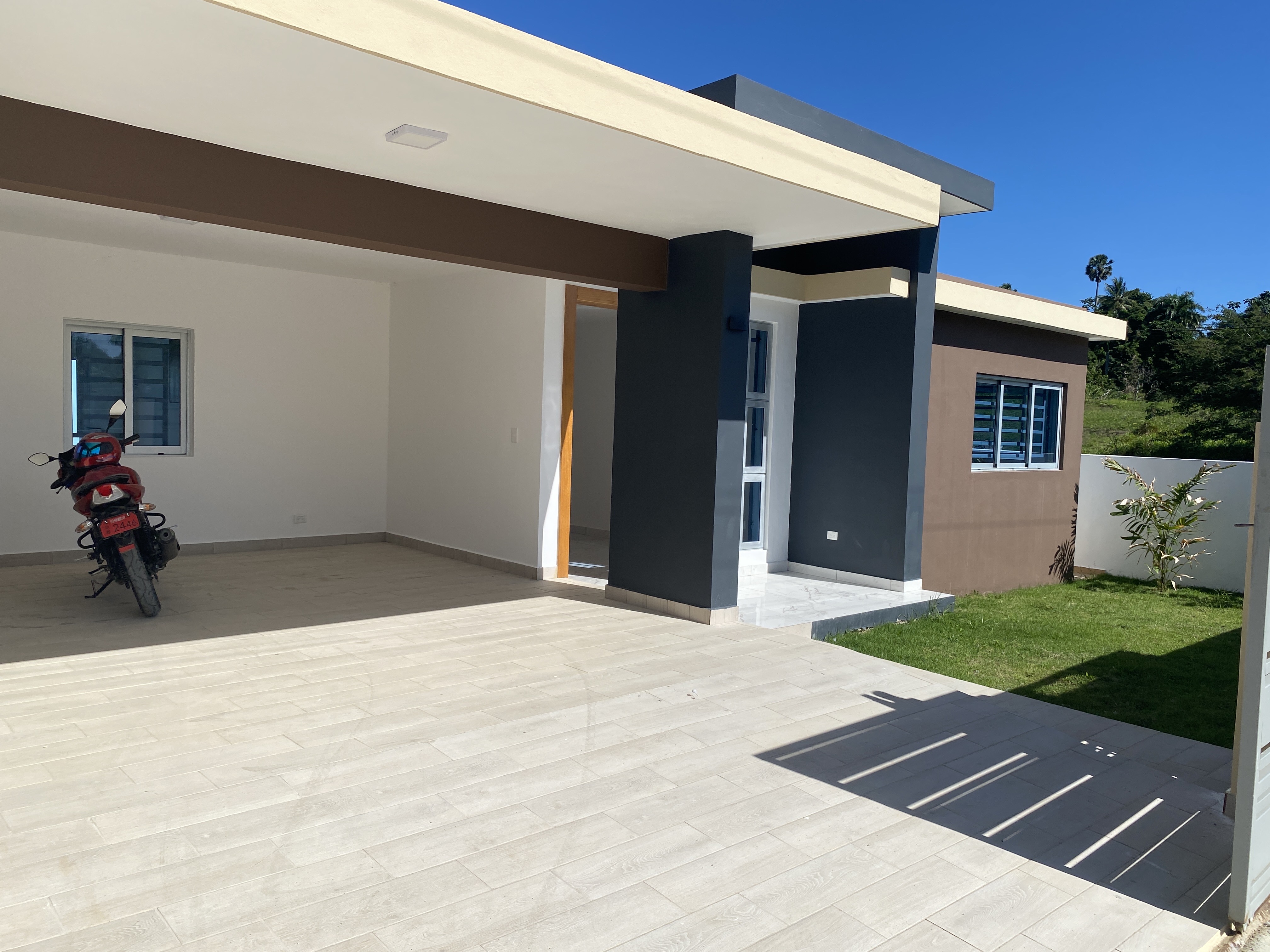 casas - casa nueva con patio en puerto plata  0