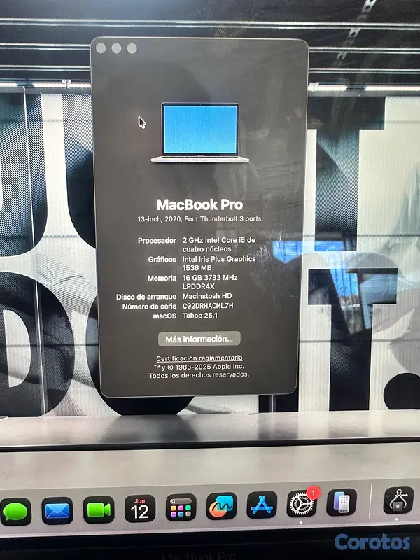 computadoras y laptops - MacBook Pro 2019 y 2020 16