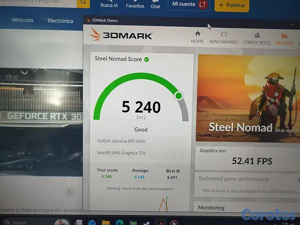 computadoras y laptops - EVGA GeForce RTX 3090 FTW3 ULTRA GAMING 24GB GDDR6 5