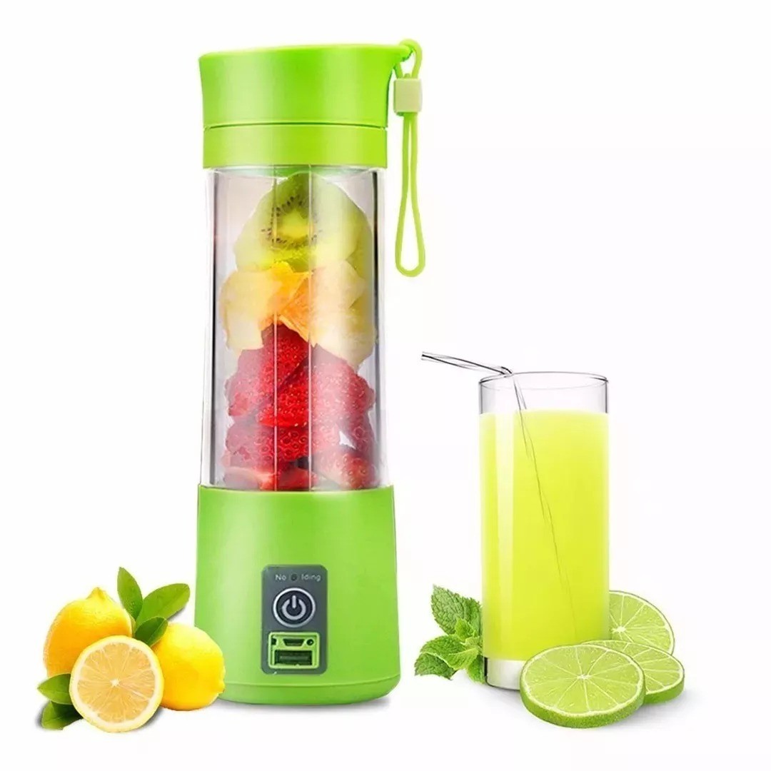 electrodomesticos - Licuadora Portatil Recargable Portable Jugos Batidos Batidor 4 CUCHILLAS 2