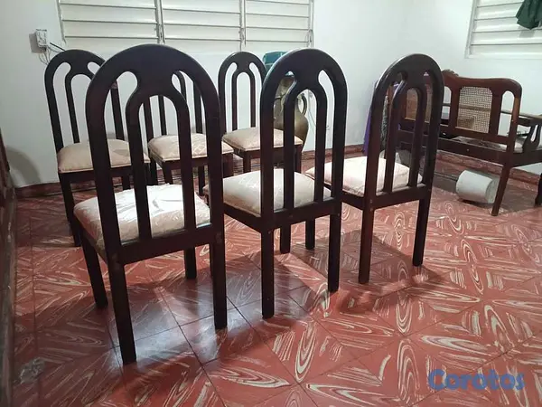 muebles y colchones - Juego de comedor 6 sillas 7