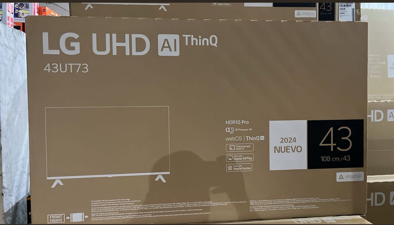 tv - SMART TV LG DE 43 PULGADAS UHD CON CONTROL MAGICO 2024 4K NUEVAS 