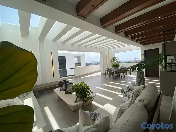 apartamentos - Piso alto de renta en Rincon Largo, Santiago 13