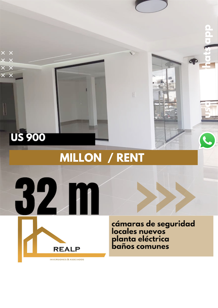 oficinas y locales comerciales - Locales en  el  millon