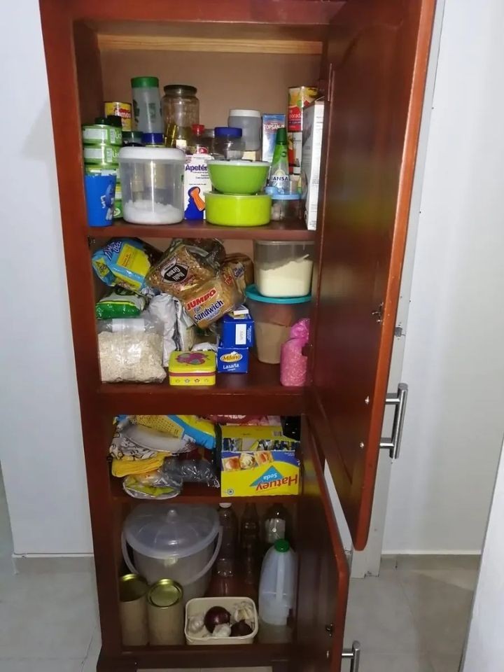 muebles y colchones - Despensa alacena en madera para cocina  0