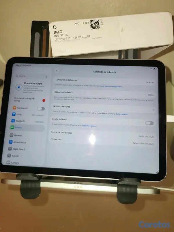 celulares y tabletas - ipad 11va 2025 gen11 10