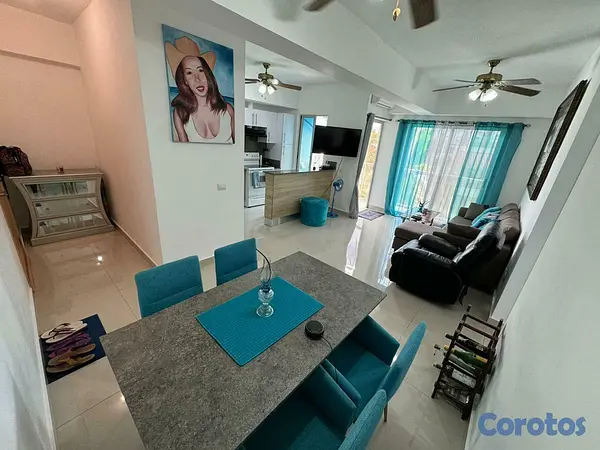 apartamentos - Apartamento Amueblado en Boca Chica 2