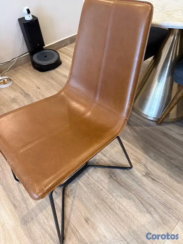 muebles y colchones - Juego de Dos Sillas Marca WestElm.  2