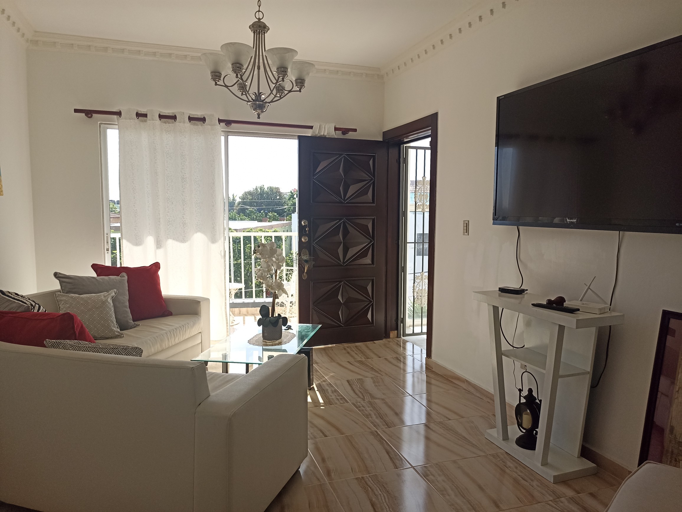 apartamentos - Confortable apartamento amueblado súper cómodo con linda vista al mar  0