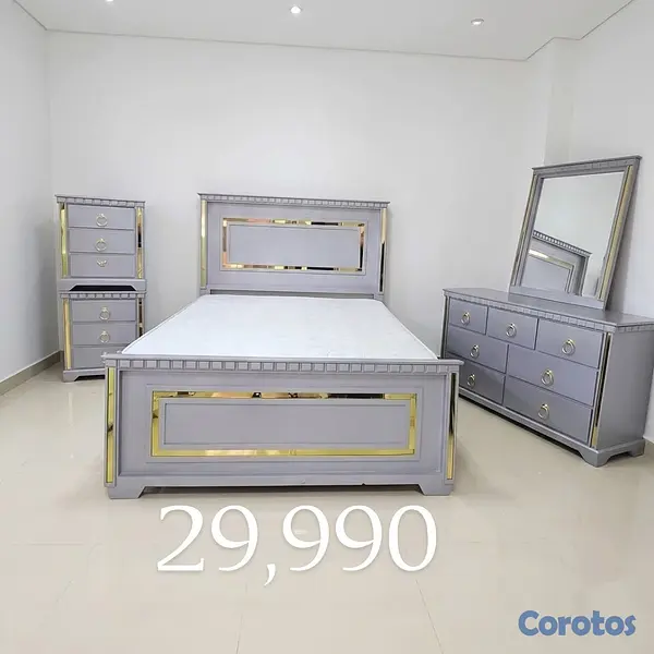 muebles y colchones - Juego de habitación pirámide completo con. Su colc 6