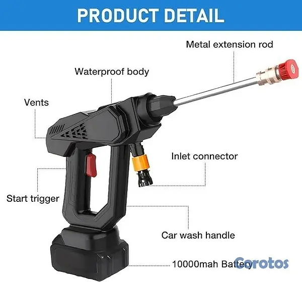 herramientas, jardines y exterior - Pistola de 48v - 8107 4