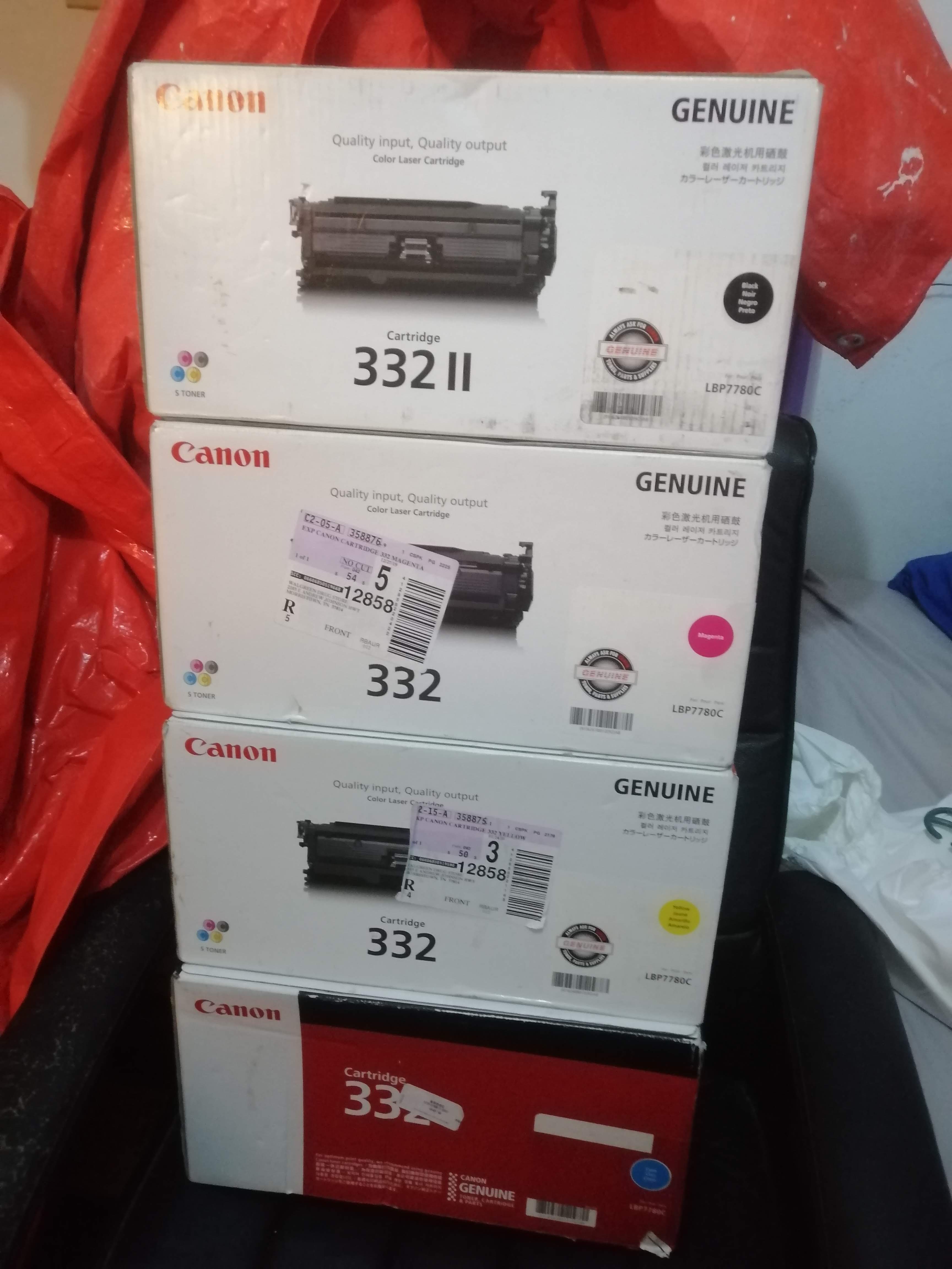 impresoras y scanners - Cartucho de tóner Canon 332 GENUINO 0