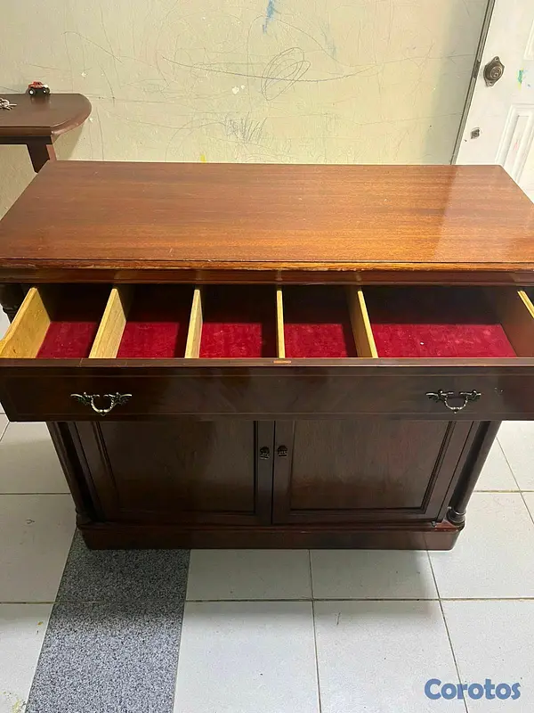 muebles y colchones - CREDENZA EN CAOBA Y ROBLE  3