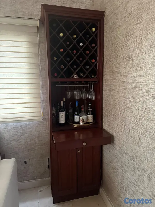 muebles y colchones - Mueble tipo Bar caoba  3