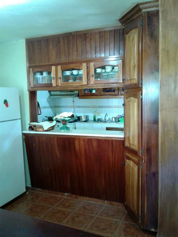 cocina - Desayunador en madera  1