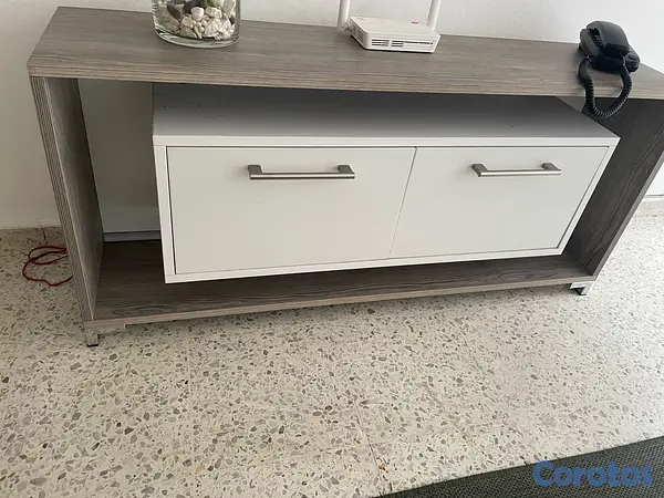 muebles y colchones - MUEBLE PARA TV CON LUCES LED 3
