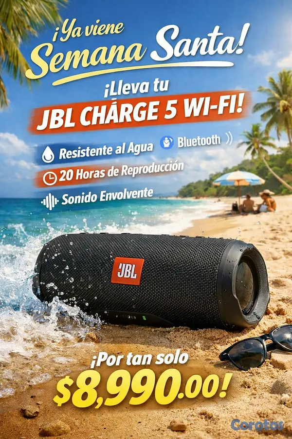 camaras y audio - Altavoz Bluetooth portátil JBL CHARGE 5 Wi-Fi Edic 1