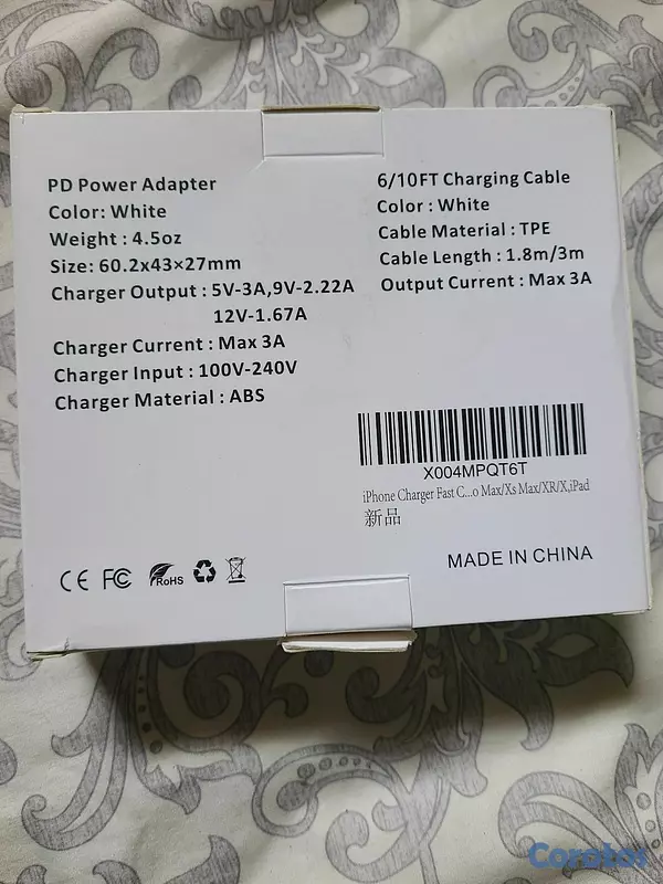 accesorios para electronica - Cargador para Iphone Carga Rapida 2
